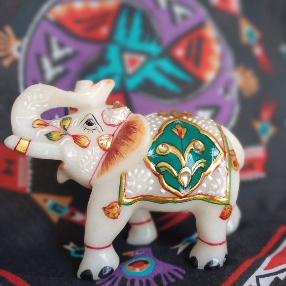 Marble Elephant Hand Crafted - Picture 10 of 16